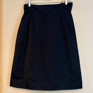 Oscar de la Renta Women’s Navy Blue A-Line Classic Elegant Skirt, size 10‎